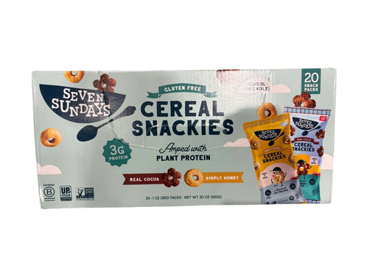 Seven Sundays Cereal Snackies, 1 oz, 20-count