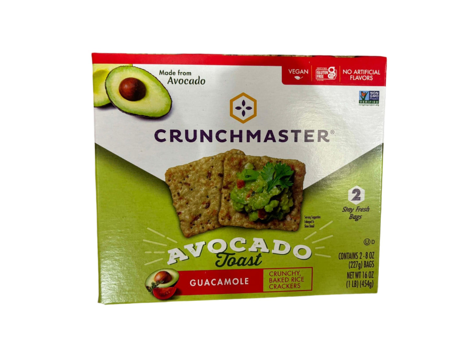 Crunchmaster Avocado Toast Guacamole Crackers, 2/8 oz.