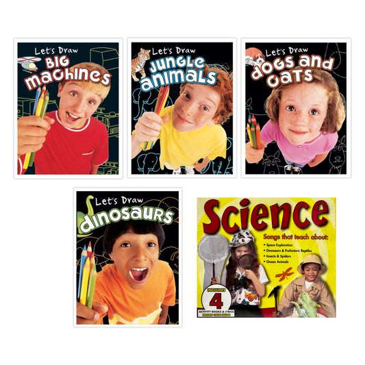 Lets Draw & Science Cd Bundle (Pack of 6)