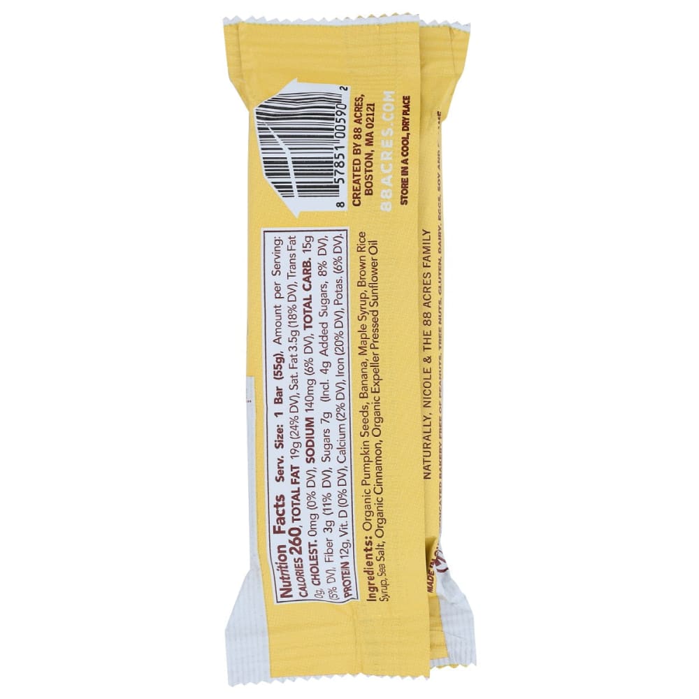 88 ACRES: Bar Protein Banana Bread 1.9 oz - Grocery > Snacks > Cookies > Bars Granola & Snack - 88 Acres