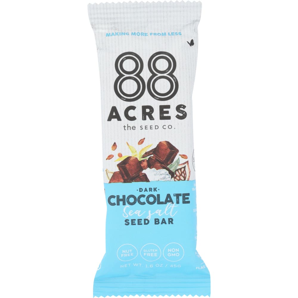 88 ACRES: BAR SEED DRK CHOC SSALT (1.600 OZ) (Pack of 6) - 88 ACRES