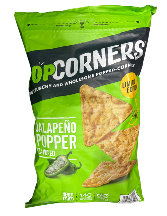 PopCorners Popped Corn Snacks, Limited Edition Jalapeno Popper, 20 oz.