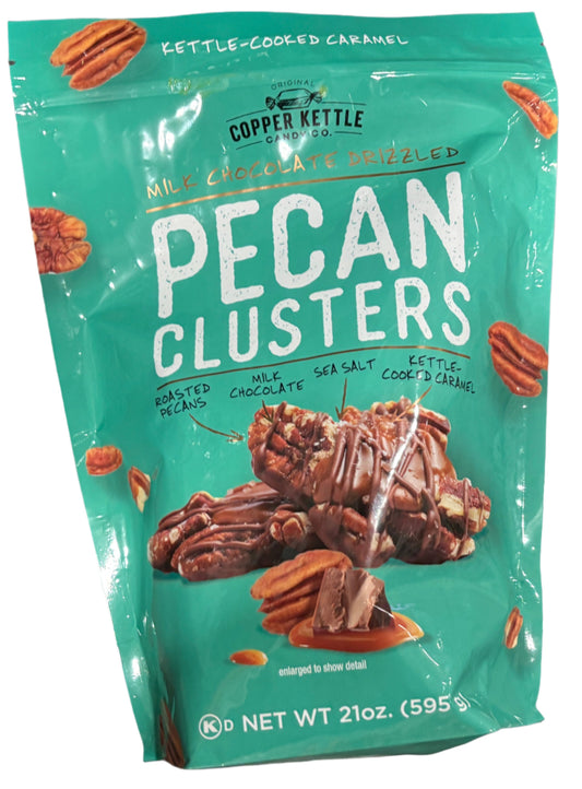 Copper Kettle Candy Company Pecan Clusters, 21 Ounce