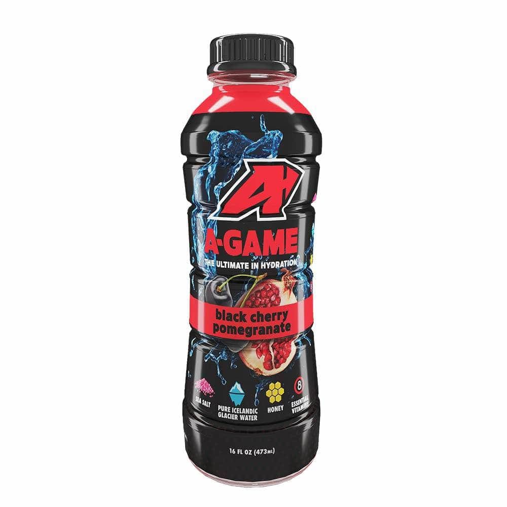 A-GAME Grocery > Beverages > Energy Drinks A-GAME: Bev Blk Chrry Pomegranate, 16 fo