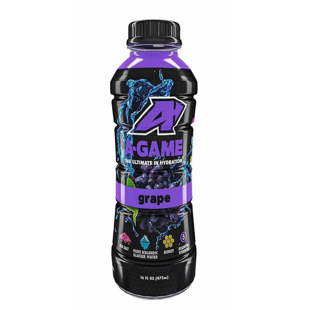 A-GAME Grocery > Beverages > Energy Drinks A-GAME: Bev Grape, 16 fo