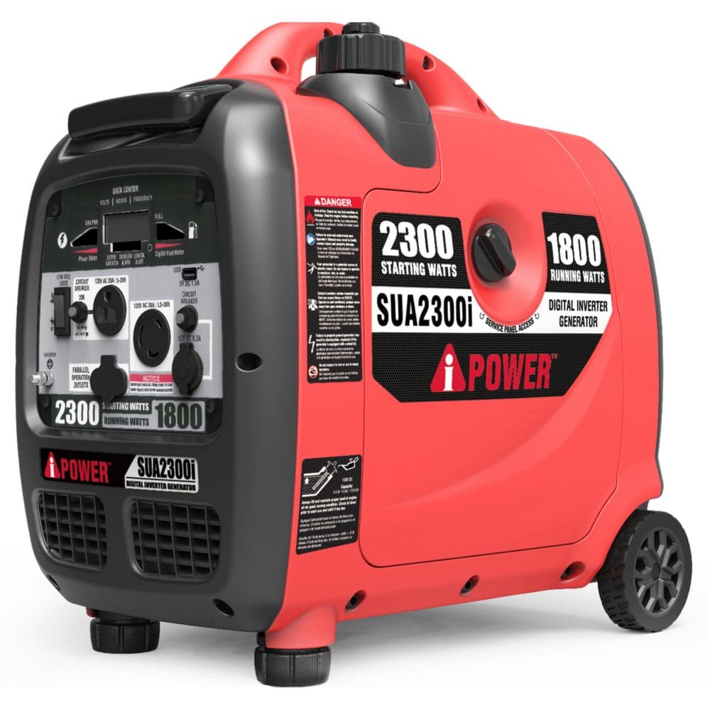 A-iPower SUA2300i Ultra-Quiet Inverter Generator with Mobility Kit (CARB Compliant) - A-iPower Generator - A-iPower