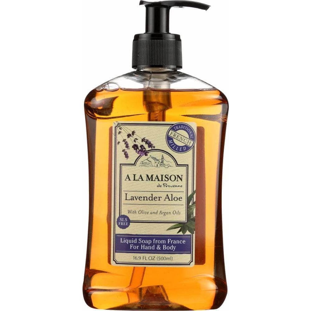 A LA MAISON DE PROVENCE A La Maison Liquid Soap Lavender Aloe, 16.9