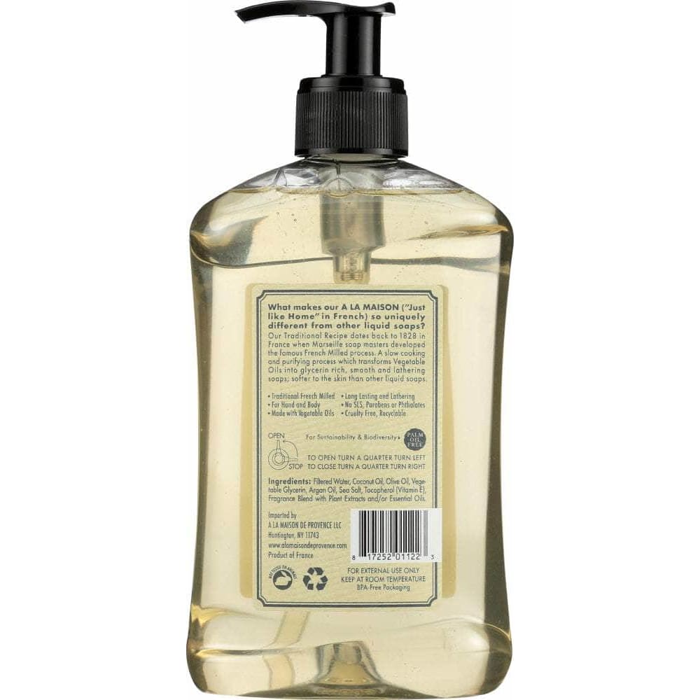 A LA MAISON DE PROVENCE A La Maison Soap Liquid Fresh Sea Salt, 16.9 Fo