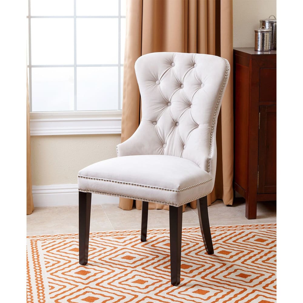 Abbyson Living Abbyson Living Tyrus Tufted Dining Chair - Ivory - Home/Home/Big Home Savings/Furniture Savings/ - Abbyson Living