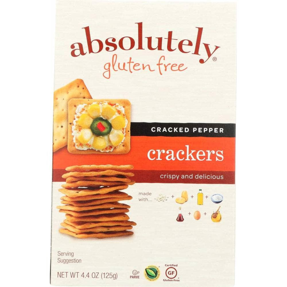 Absolutely Gluten Free Absolutely Gluten Free Cracker Gluten Free Cracked Pepper, 4.4 oz