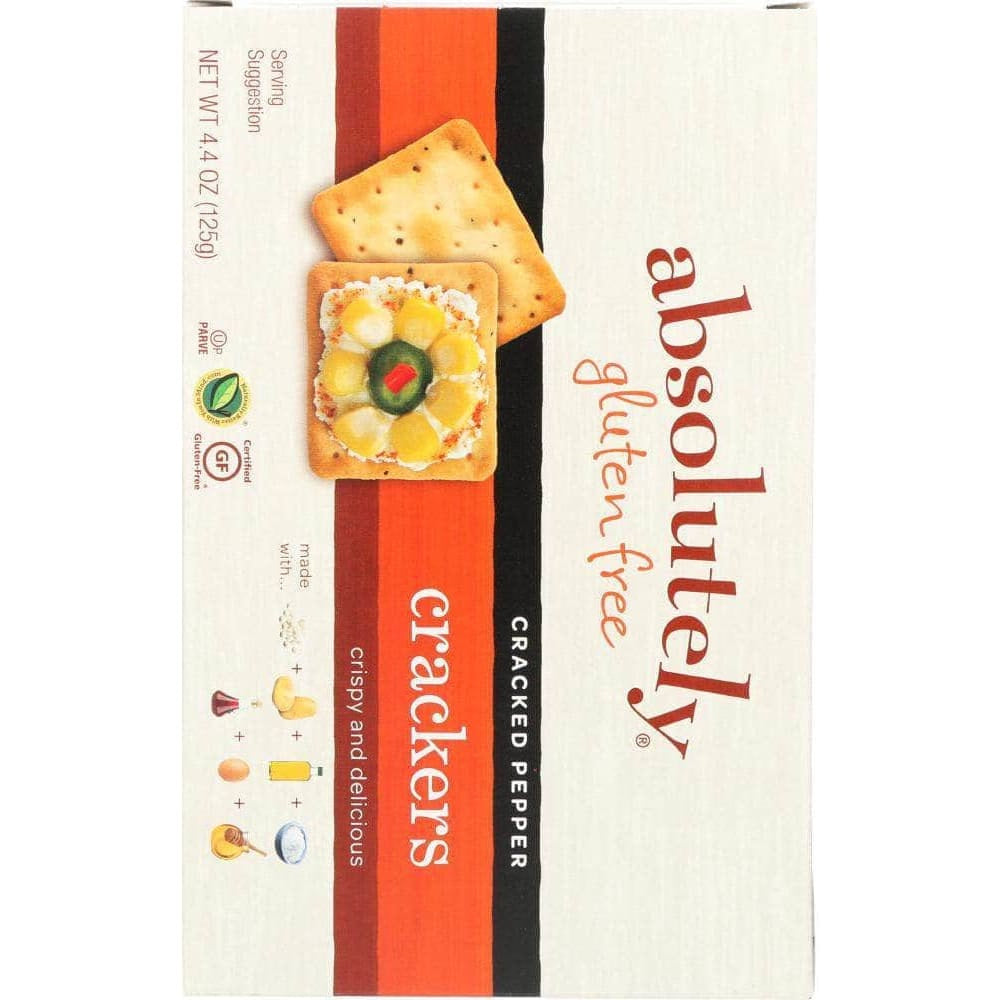 Absolutely Gluten Free Absolutely Gluten Free Cracker Gluten Free Cracked Pepper, 4.4 oz