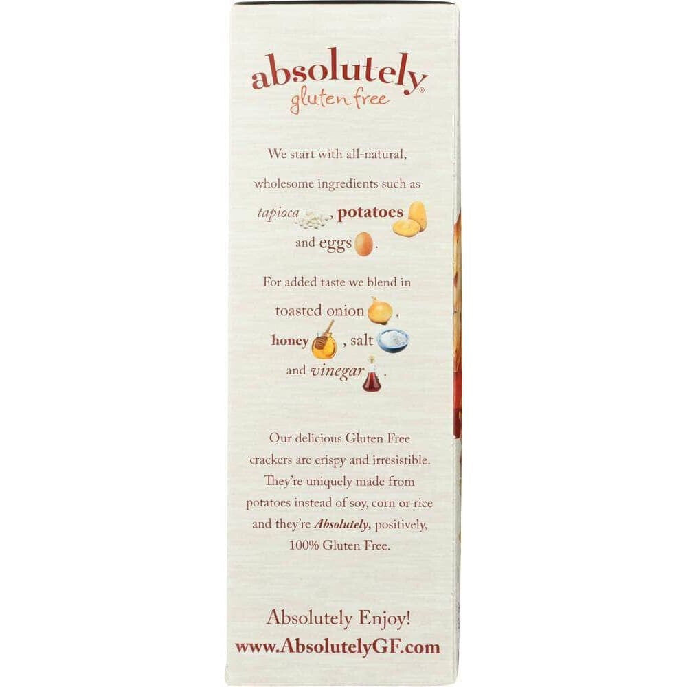 Absolutely Gluten Free Absolutely Gluten Free Cracker Gluten Free Toasted Onion, 4.4 oz