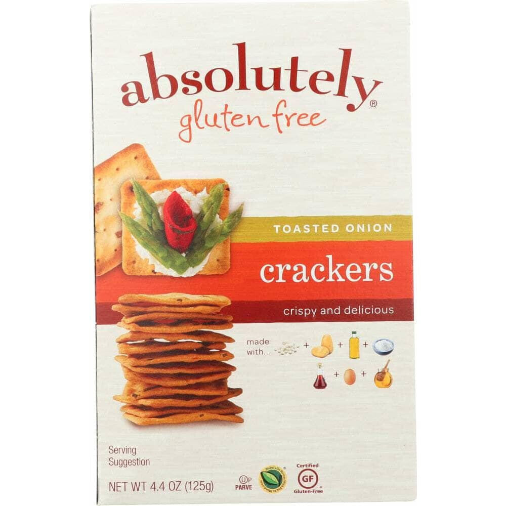 Absolutely Gluten Free Absolutely Gluten Free Cracker Gluten Free Toasted Onion, 4.4 oz