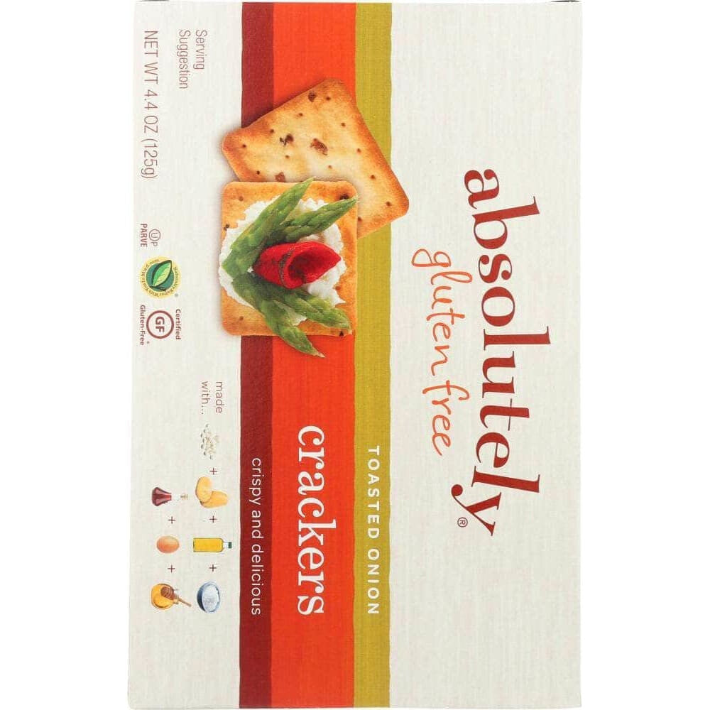 Absolutely Gluten Free Absolutely Gluten Free Cracker Gluten Free Toasted Onion, 4.4 oz