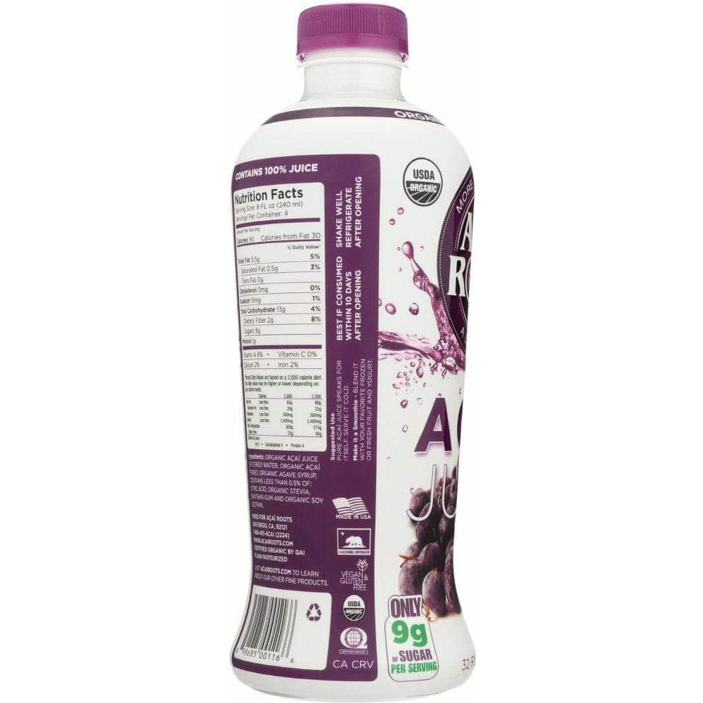 Acai Roots Acai Roots Organic Premium Acai Juice, 32 fl oz