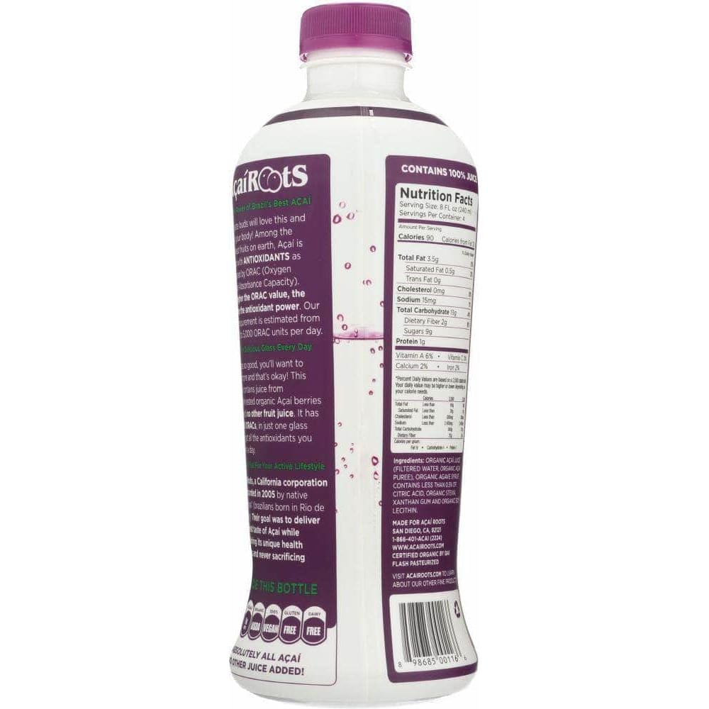 Acai Roots Acai Roots Organic Premium Acai Juice, 32 fl oz