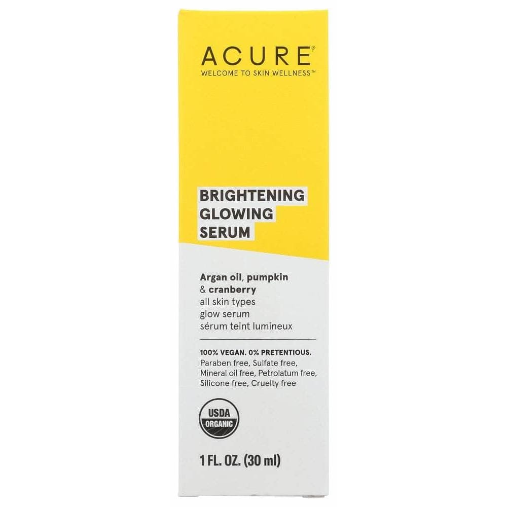 ACURE Acure Brightening Glowing Serum, 1 Fl Oz