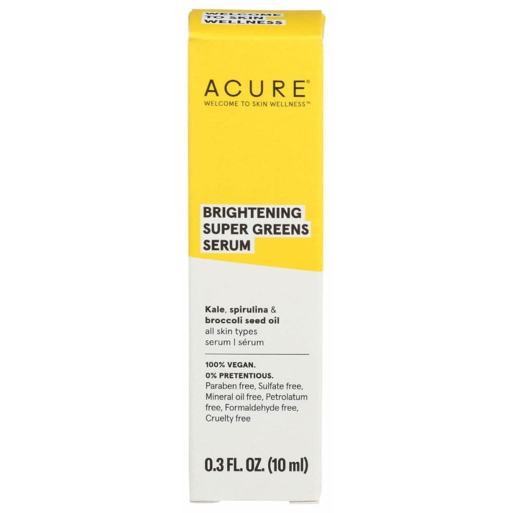 ACURE Acure Brightening Super Greens Serum, 10 Ml