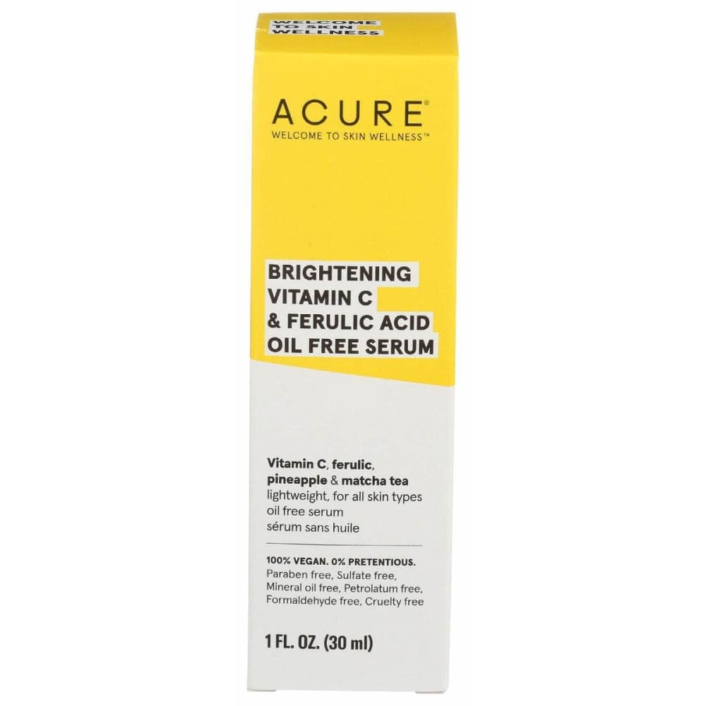 ACURE Acure Brightening Vitamin C And Ferulic Acid Serum, 1 Fo