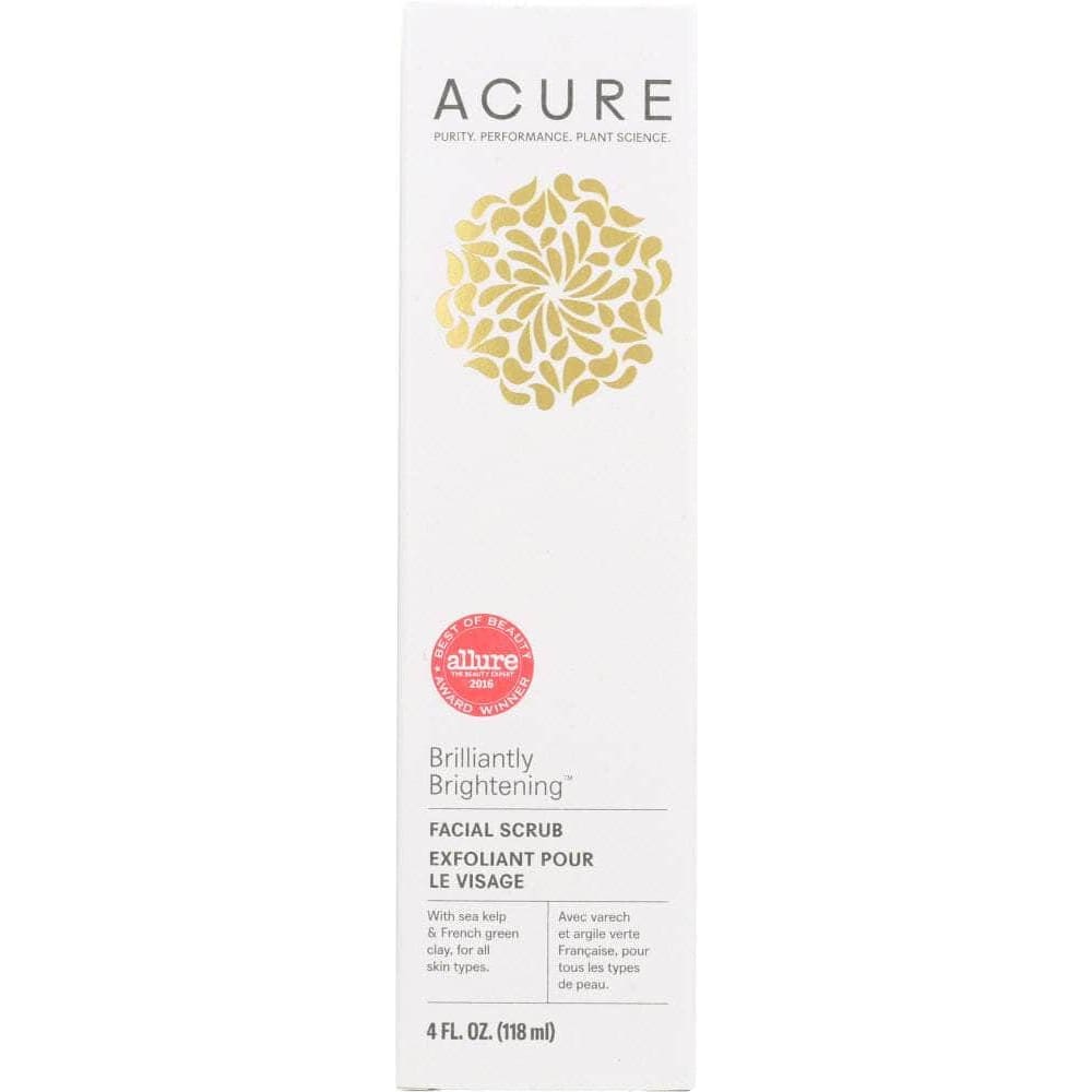 ACURE Acure Brilliantly Brightening Facial Scrub, 4 Fl Oz