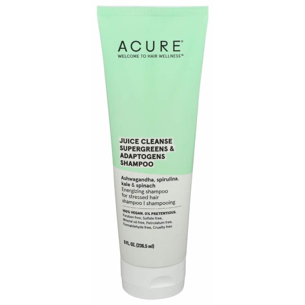 ACURE Acure Juice Cleanse Supergreens Adaptogens Shampoo, 8 Fo