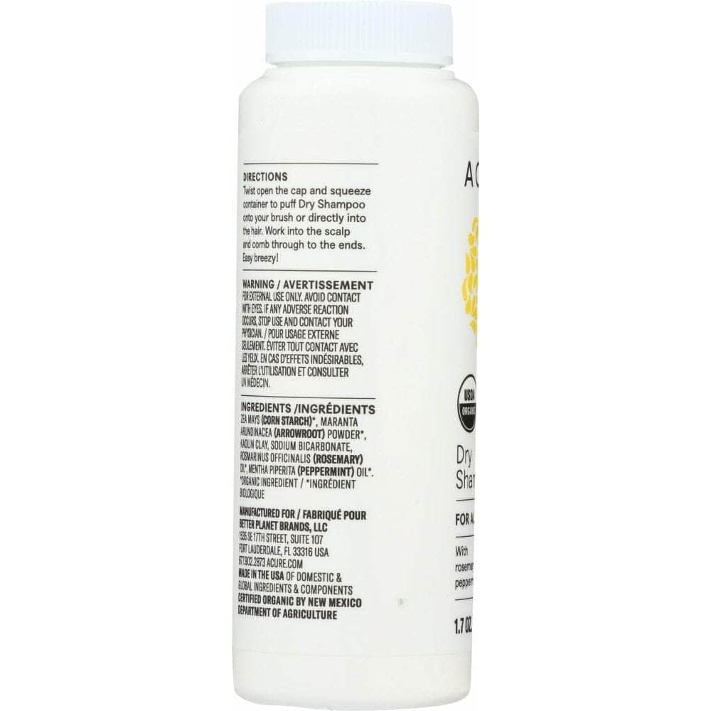 ACURE Acure Organic Dry Shampoo, 1.7 Oz