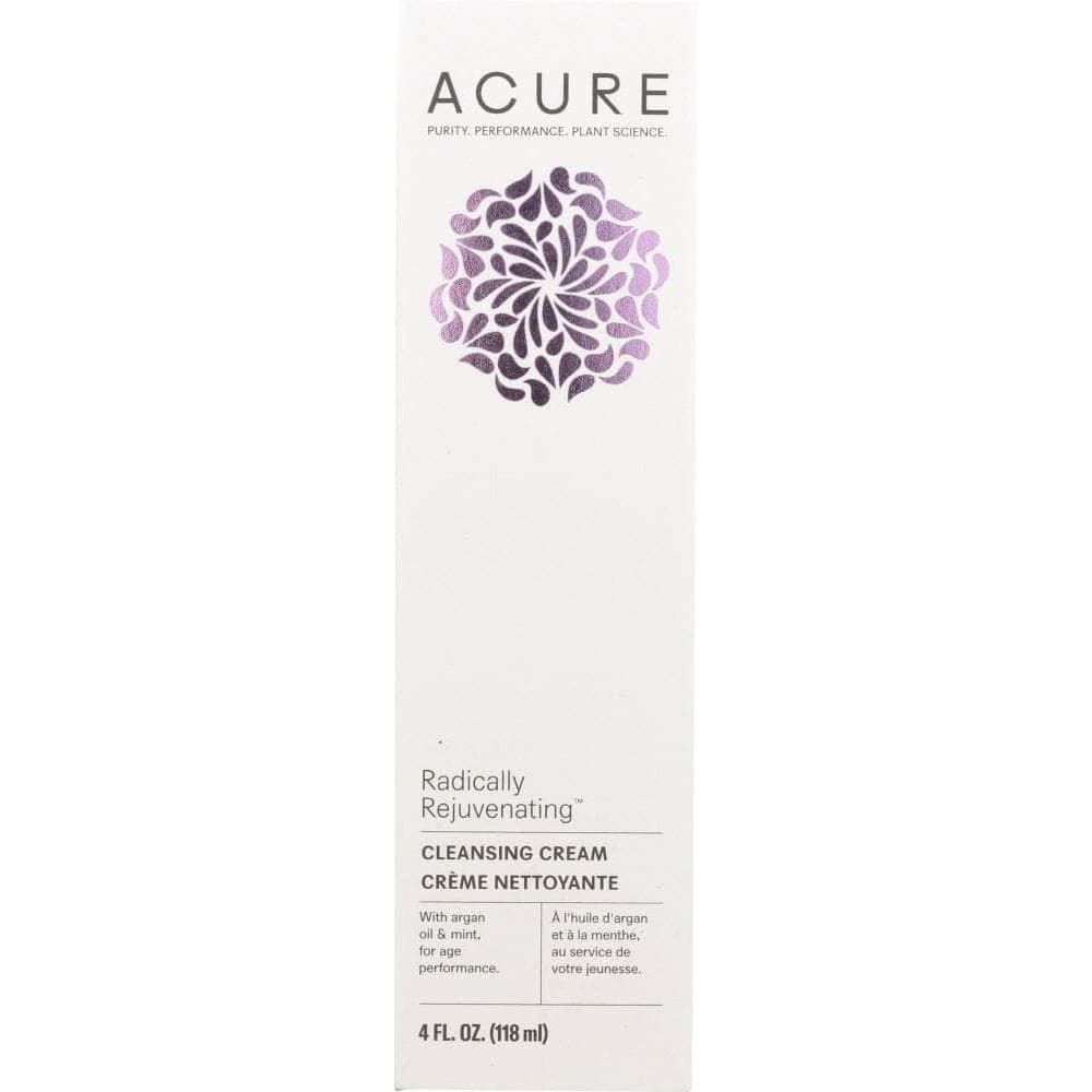 ACURE Acure Radically Rejuvenating Cleansing Cream, 4 Fl Oz