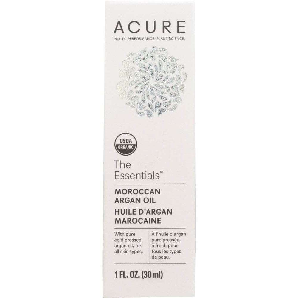 ACURE Acure The Essentials Organic Moroccan Argan Oil, 1 Fl Oz