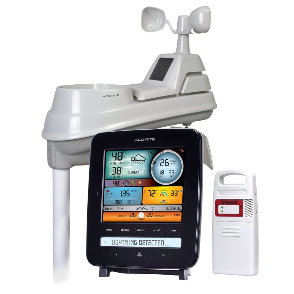 AcuRite 5-in-1 Weather Station with Lightning Detection - GPS & Outdoor Electronics - AcuRite