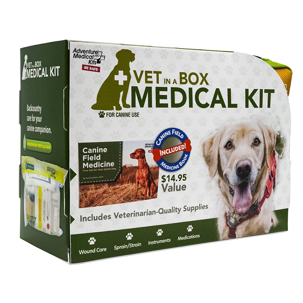 Adventure Medical Dog Series - Vet in a Box First Aid Kit - Outdoor | Pet Accessories - Adventure Medical Kits