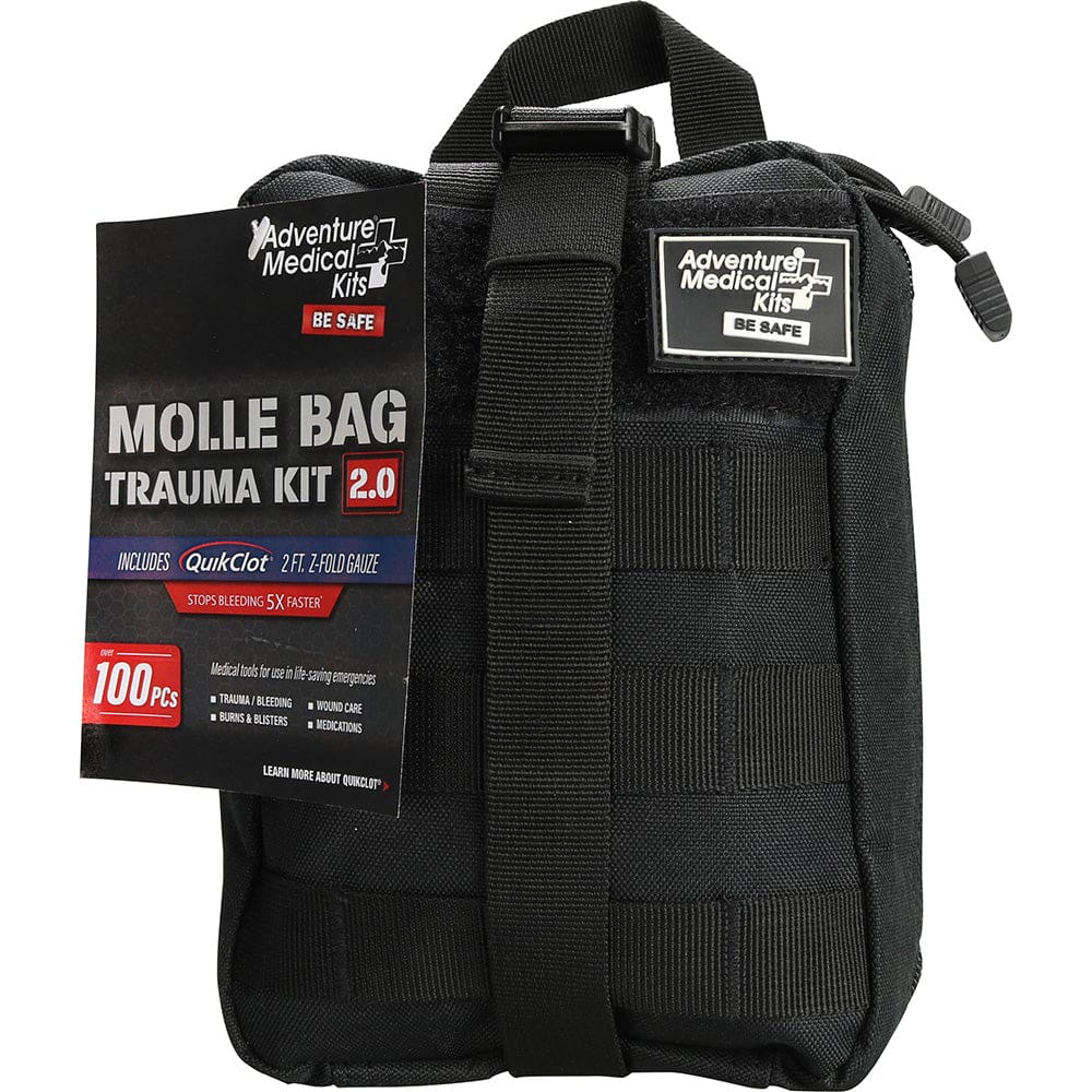 Adventure Medical MOLLE Trauma Kit 2.0 - Black - Outdoor | Medical Kits,Camping | Medical Kits,Paddlesports | Medical Kits,Marine Safety |