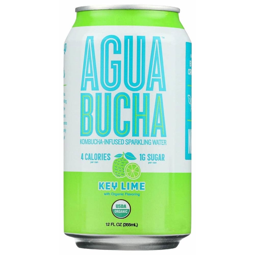 AGUA BUCHA Grocery > Beverages > Water > Sparkling Water AGUA BUCHA Water Sprk Kmbch Inf Lime, 12 fo