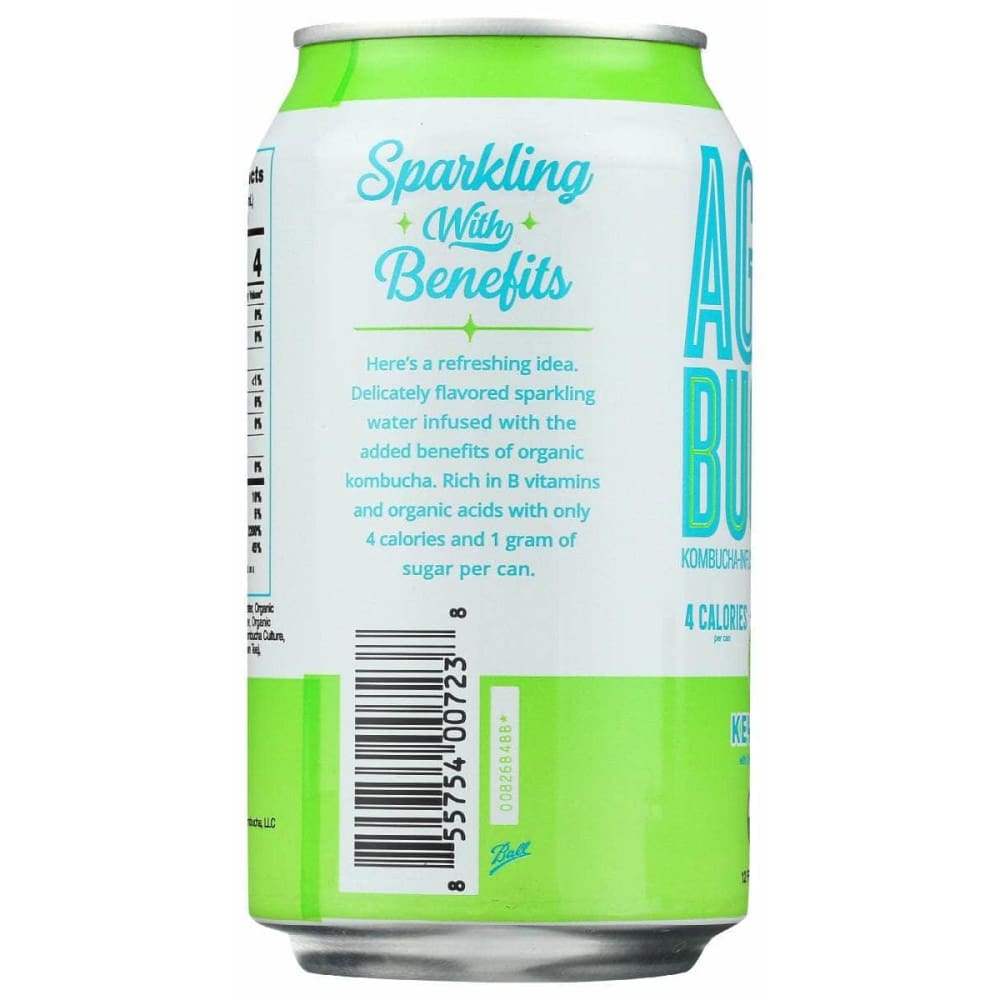 AGUA BUCHA Grocery > Beverages > Water > Sparkling Water AGUA BUCHA Water Sprk Kmbch Inf Lime, 12 fo