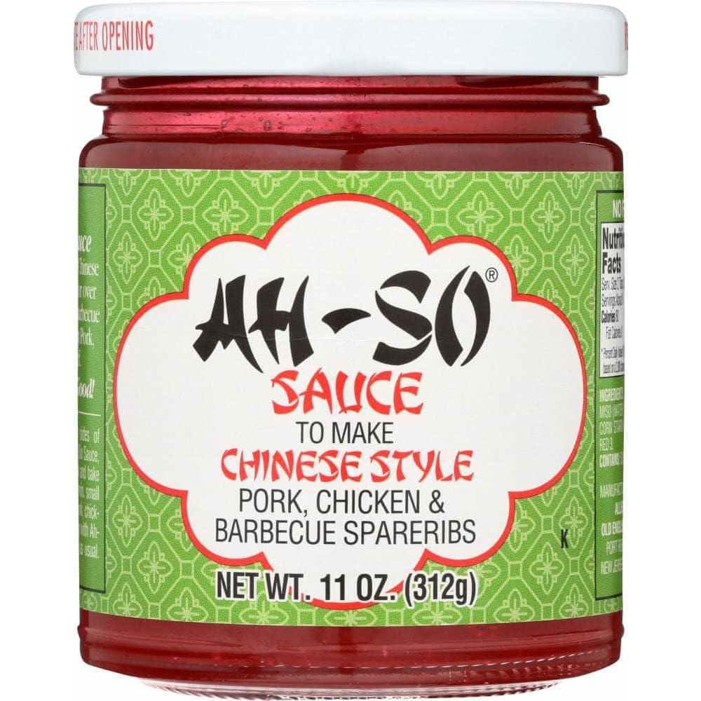 Ah So Ah So Chinese Style Sauce Pork Chicken & Barbecue Spareribs, 11 oz