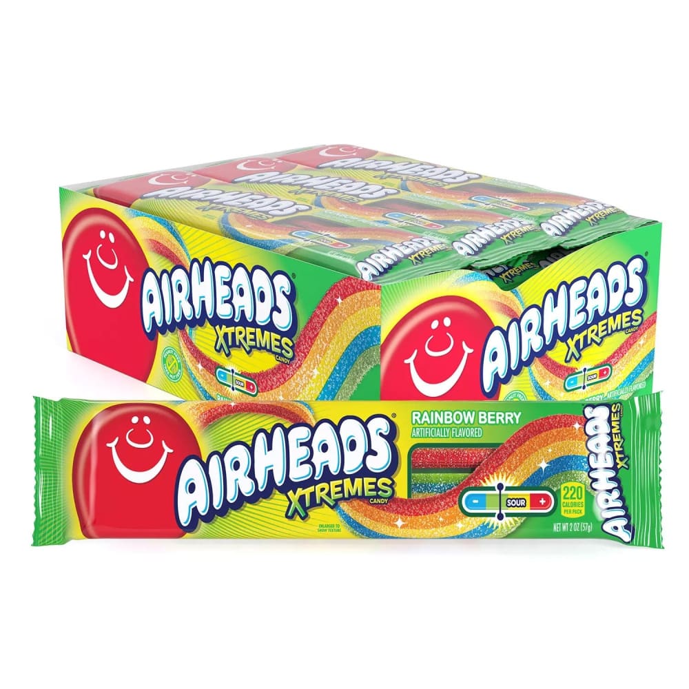 Airheads Xtremes - 2 Oz - 18 Ct - Jellybeans - Airheads