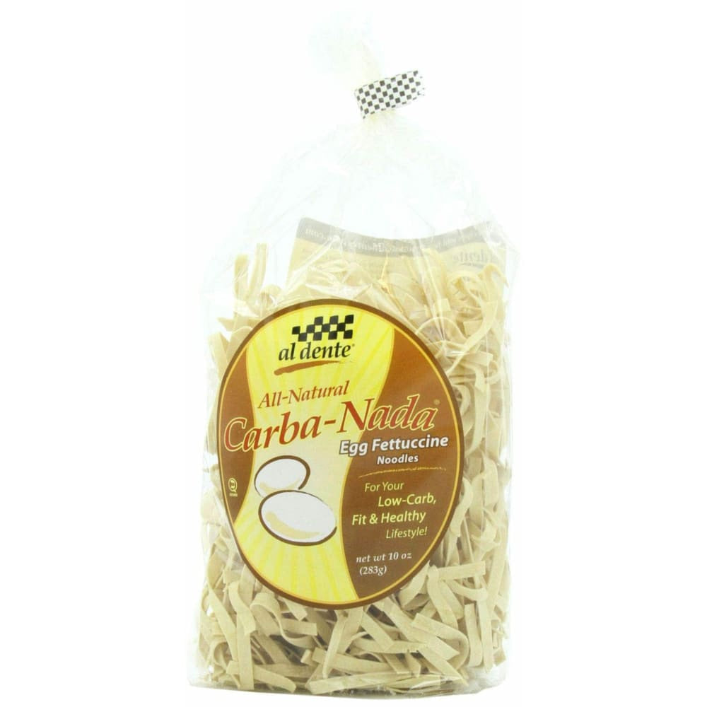 Al Dente Carba-Nada Egg Fettuccine Noodles, 10 Oz (Case of 4)