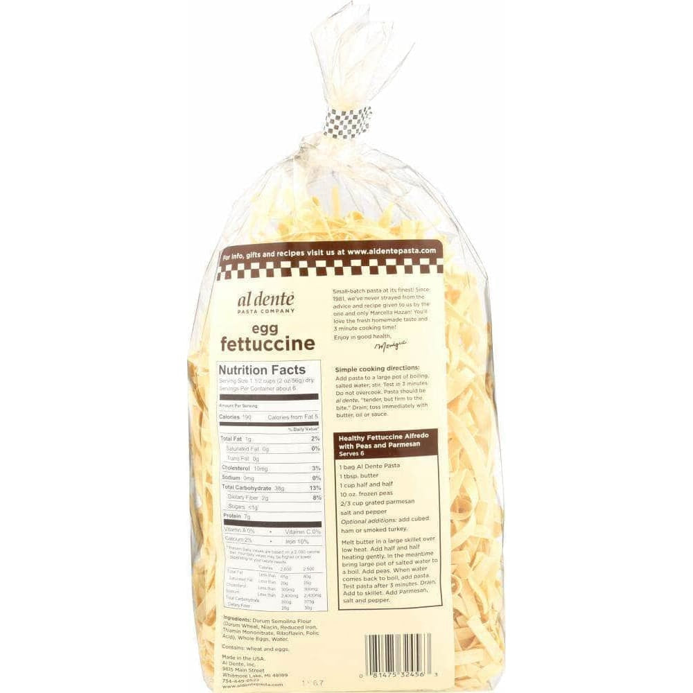 Al Dente Al Dente Egg Fettucine Noodles, 12 oz