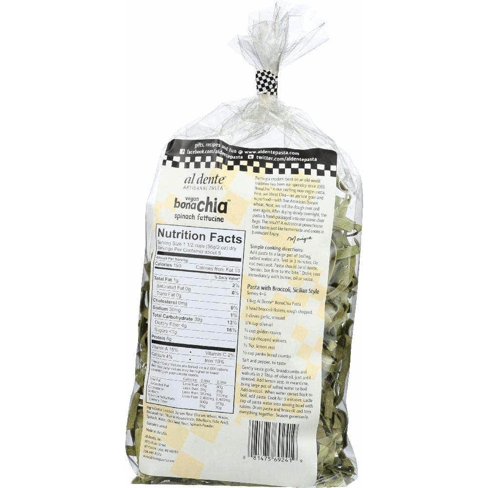 Al Dente Al Dente Pasta Chia Vegan Spinach, 10 oz