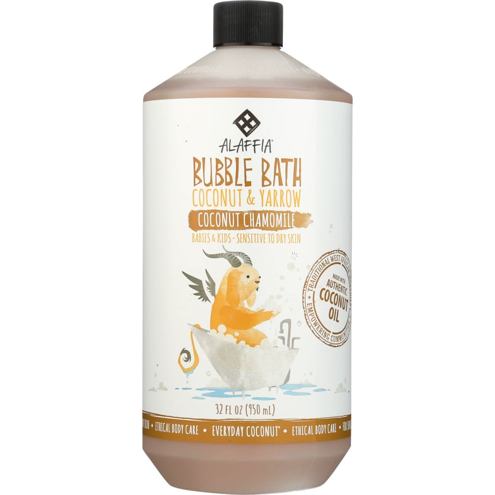 ALAFFIA: Babies & Kids Bubble Bath Coconut Chamomile 32 fl oz (Pack of 2) - Baby > WATER BOTTLES - ALAFFIA