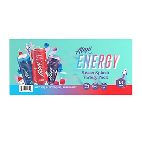 Alani Nu Energy Sweet Splash Variety Pack 18 pk./12 oz. - Home/Grocery/Beverages/Sports & Energy Drinks/ - Alani Nu