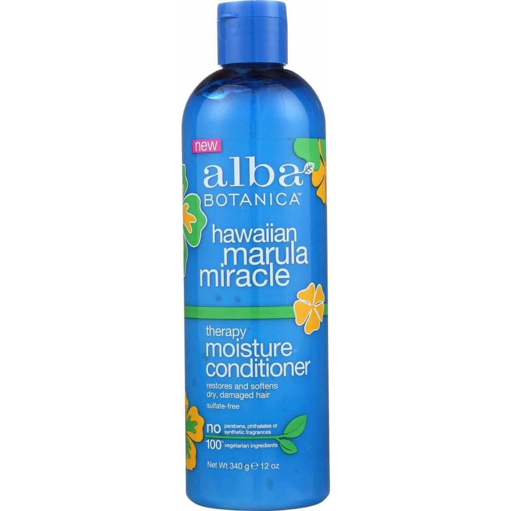 ALBA BOTANICA Alba Botanica Conditioner Moisture Therapy Marula, 12 Oz