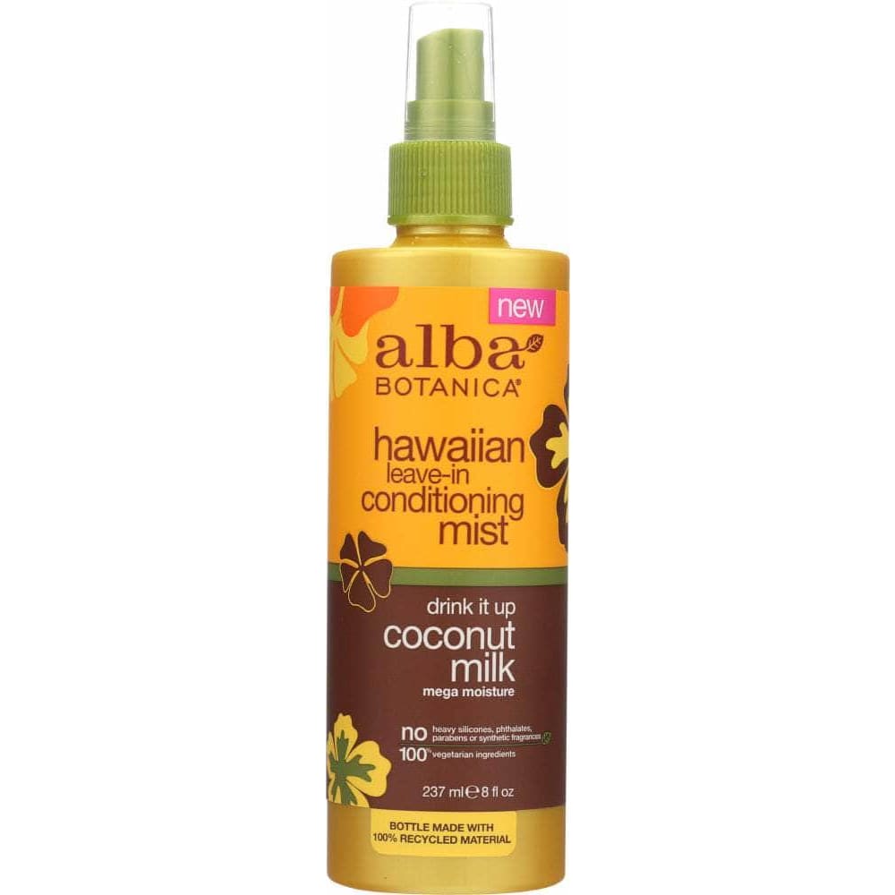 ALBA BOTANICA Alba Botanica Conditioning Mist Leave-In Coconut Milk, 8 Oz