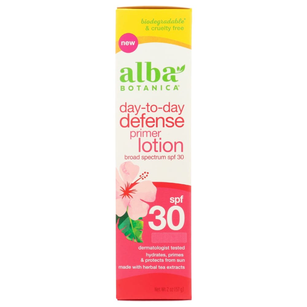 ALBA BOTANICA: Day To Day Defense Oil Free Primer Lotion SPF 30 2 oz - Beauty & Body Care > Skin Care > Sun Protection & Tanning Lotions -