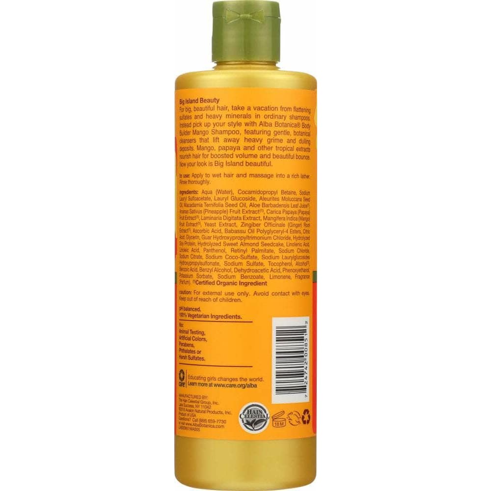 ALBA BOTANICA Alba Botanica Hawaiian Shampoo Body Builder Mango, 12 Oz