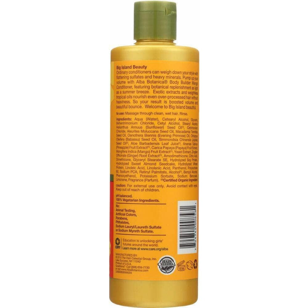 Alba Botanica Alba Botanica Natural Hawaiian Conditioner Body Builder Mango, 12 oz