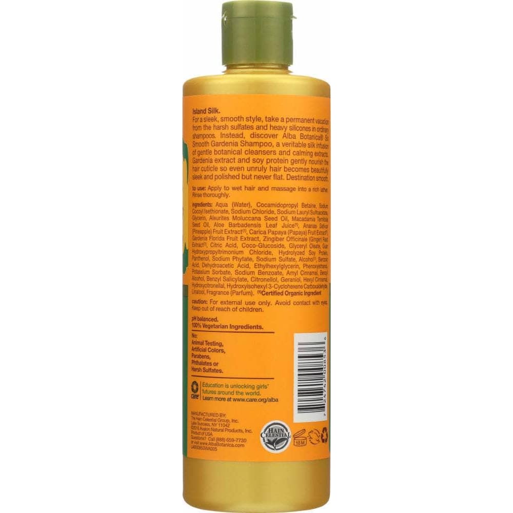 ALBA BOTANICA Alba Botanica Natural Hawaiian Shampoo So Smooth Gardenia, 12 Oz