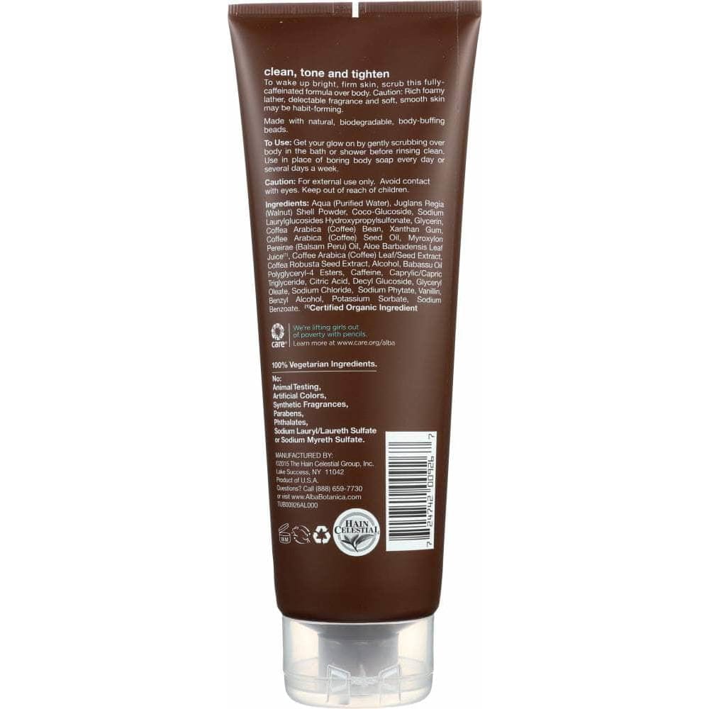 ALBA BOTANICA Alba Botanica Scrub Coffee & Espresso, 9 Oz