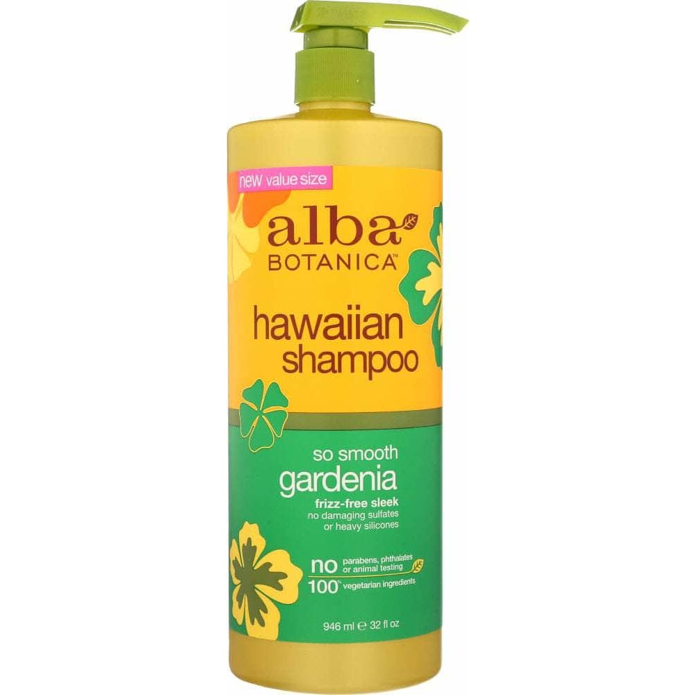 ALBA BOTANICA Alba Botanica Shampoo Smooth Gardenia, 32 Oz