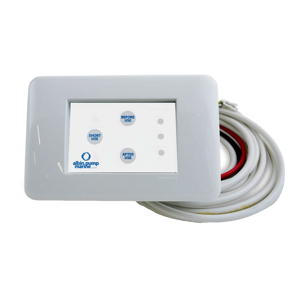 Albin Group Marine Digital Control Panel Silent Electric Toilet - Marine Plumbing & Ventilation | Accessories - Albin Group