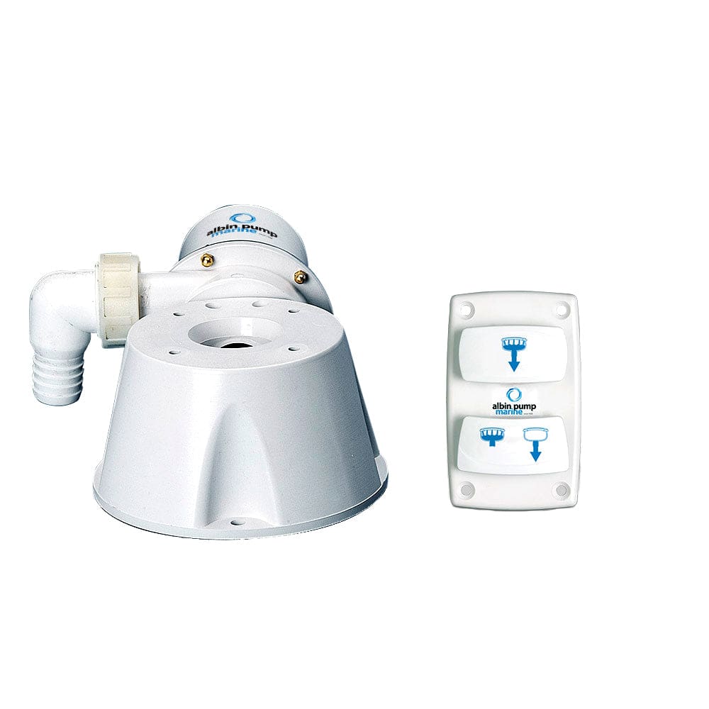 Albin Group Marine Silent Electric Toilet Kit - 12V - Marine Plumbing & Ventilation | Accessories - Albin Group